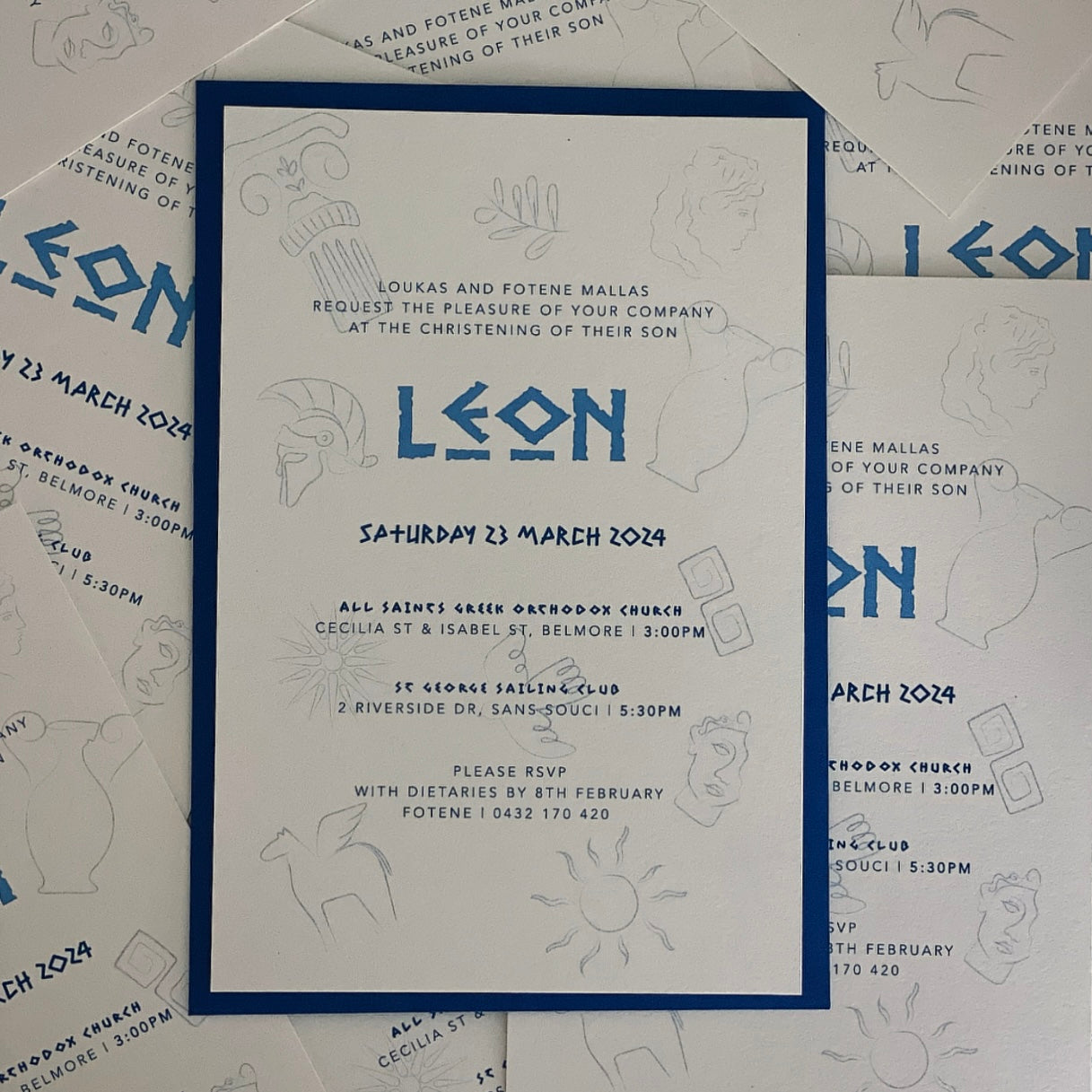 Bespoke Printed Invitation Suite