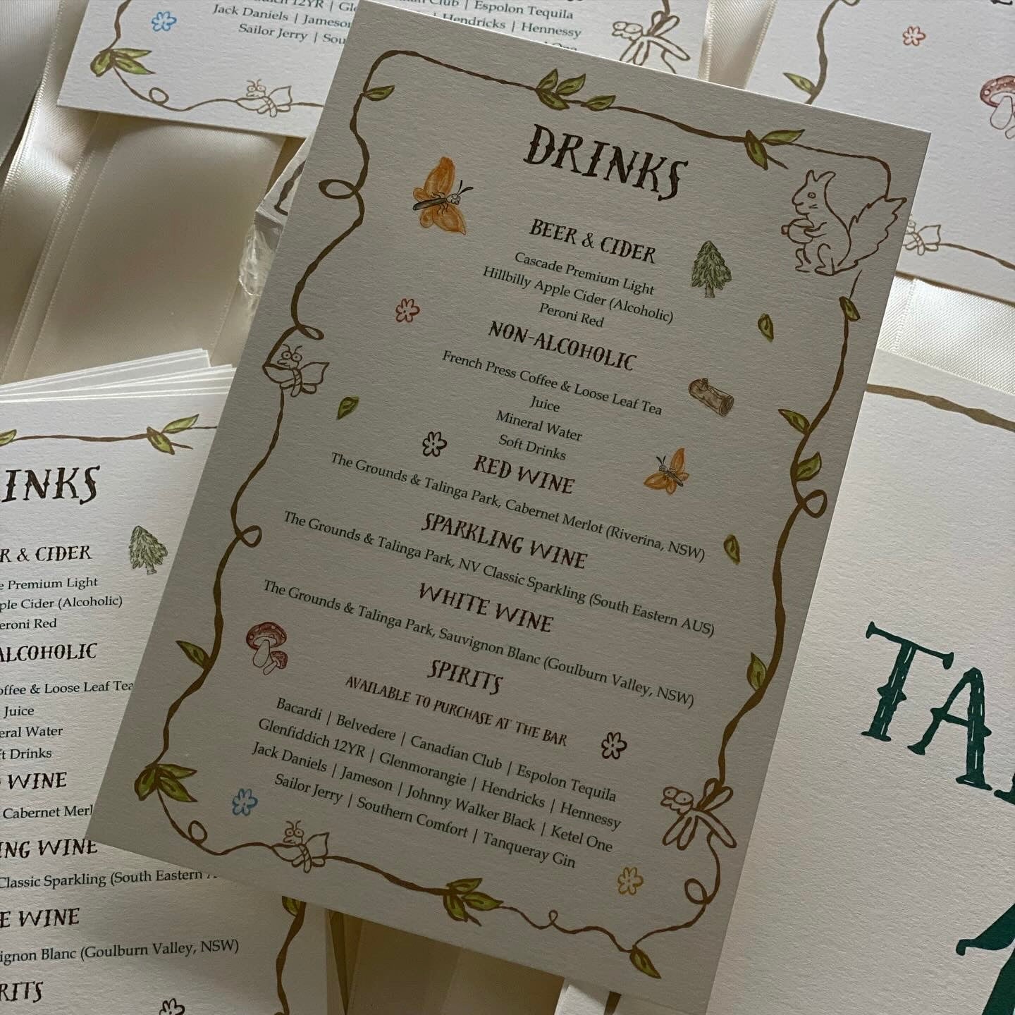 Bespoke Menu