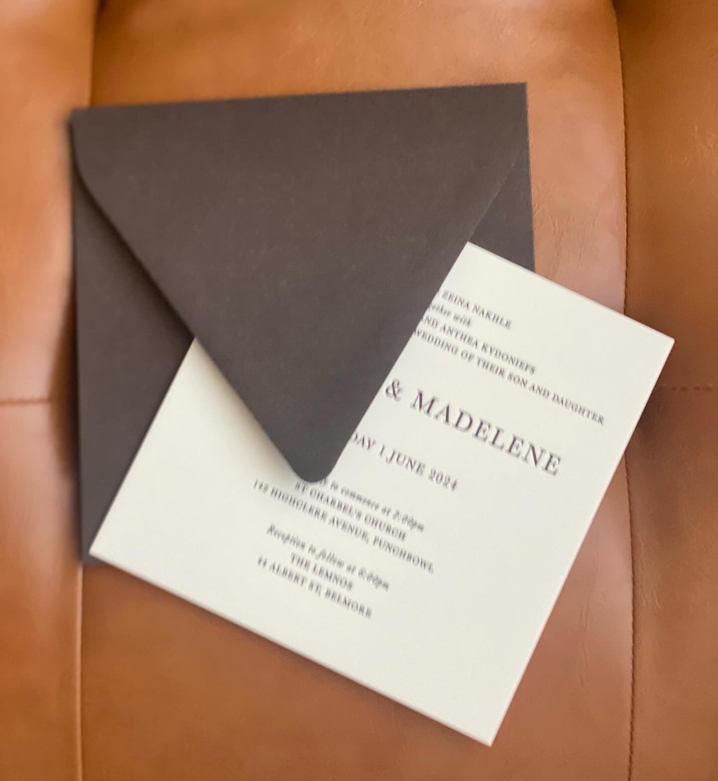 Bespoke Printed Invitation Suite