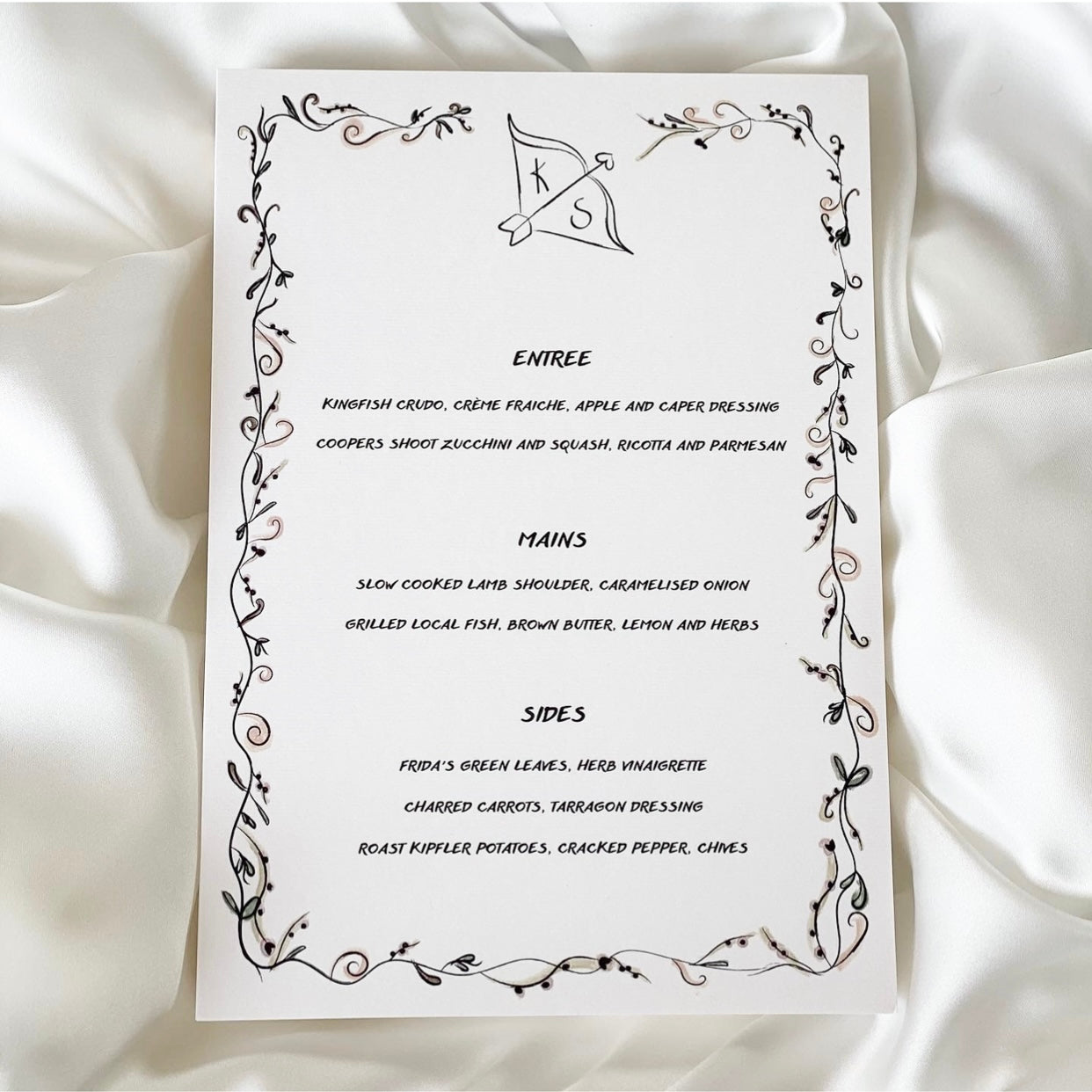 Bespoke Menu