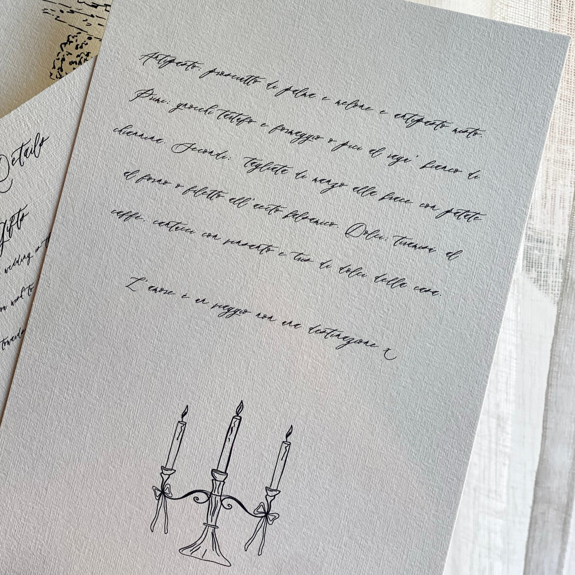 Bespoke Menu