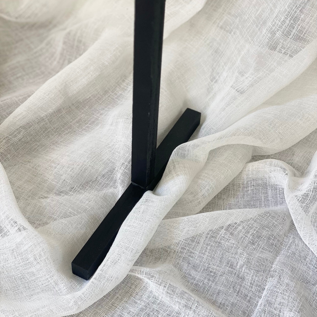 Black & White Timber Bar Stand