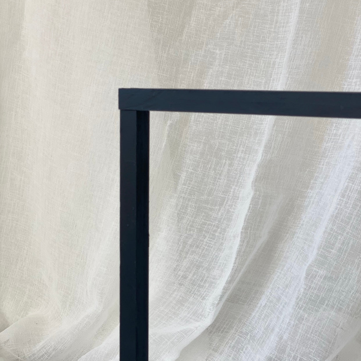 Black & White Timber Bar Stand